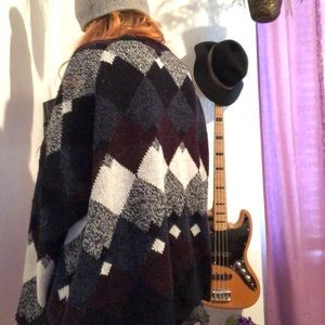 Comfy vintage sleeve cut cardigan